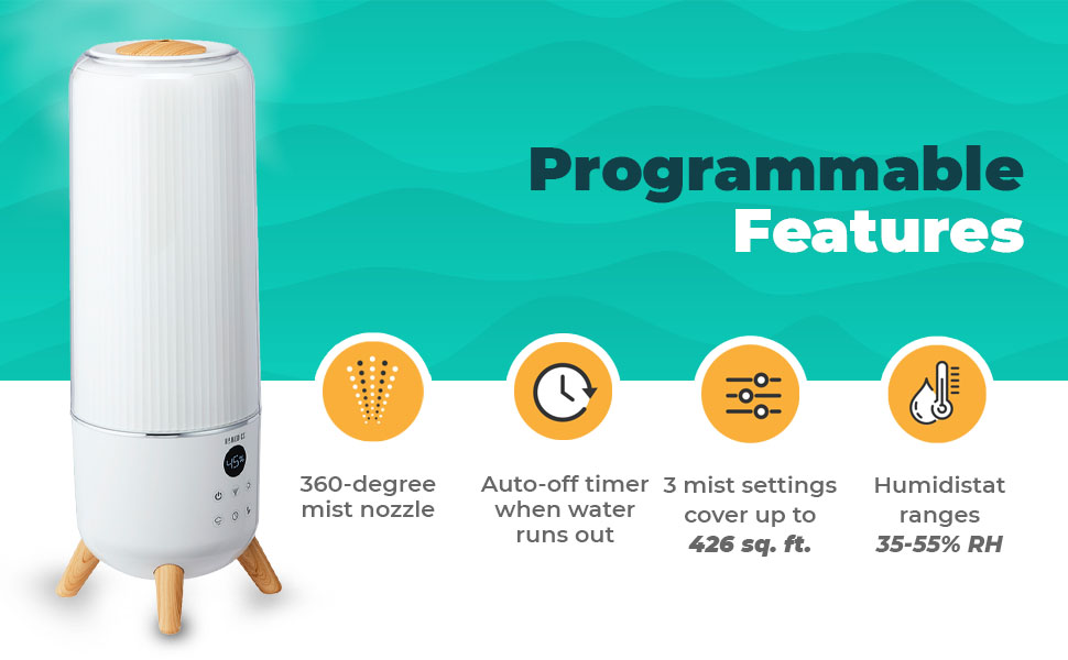 Máy tạo ẩm không khí UHE-CMTF90 Homedics