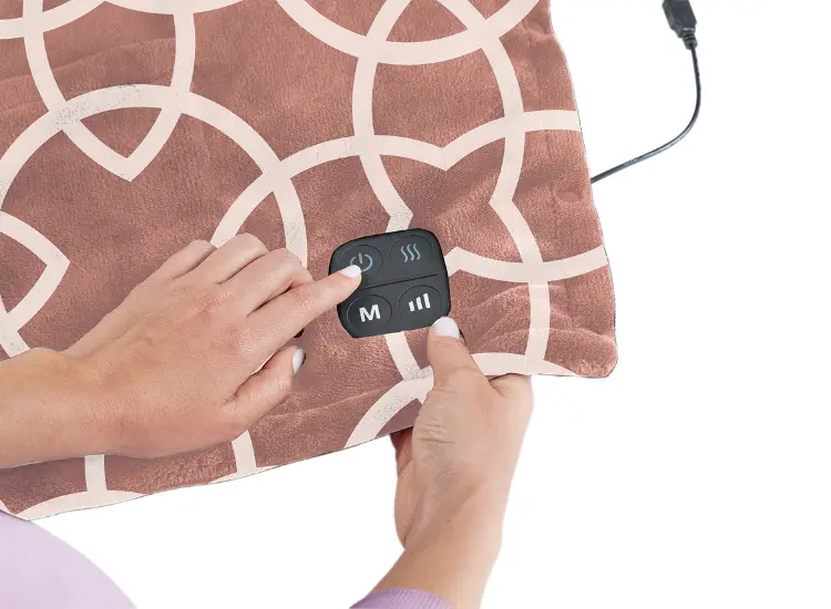 Áo choàng massage và làm ấm không dây HCM-T210 Homedics Áo choàng massage và làm ấm không dây HCM-T210 Homedics