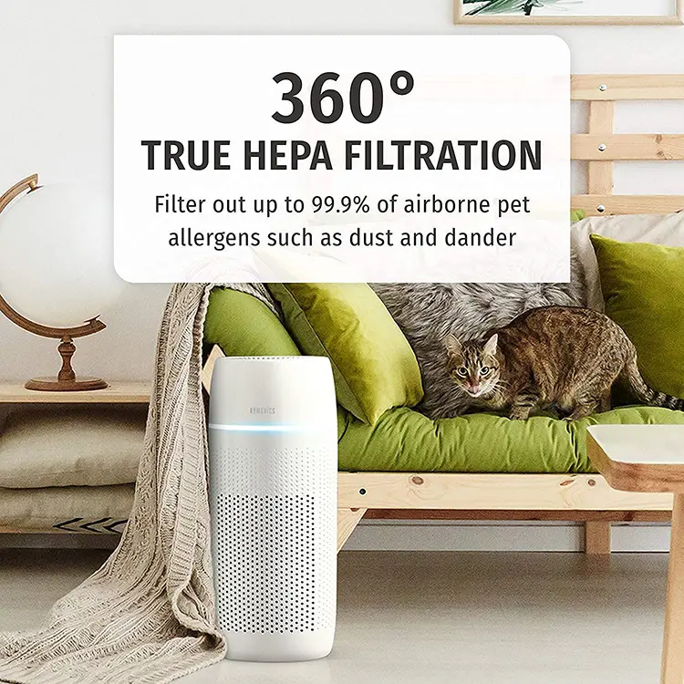 Máy lọc không khí Homedics công nghệ siêu khử khuẩn cho phòng khách