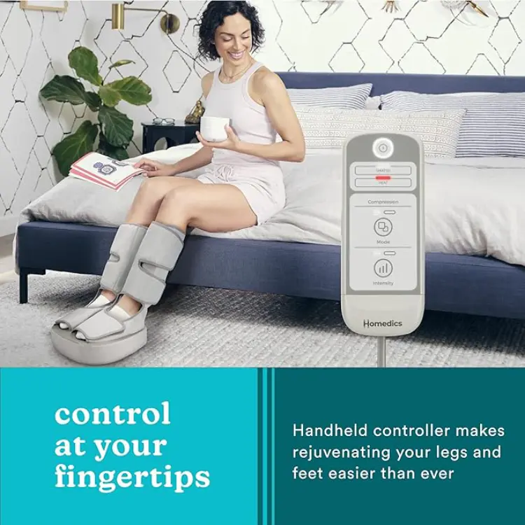 Máy massage chân FMS-340H, thư giãn bắp chân và bàn chân