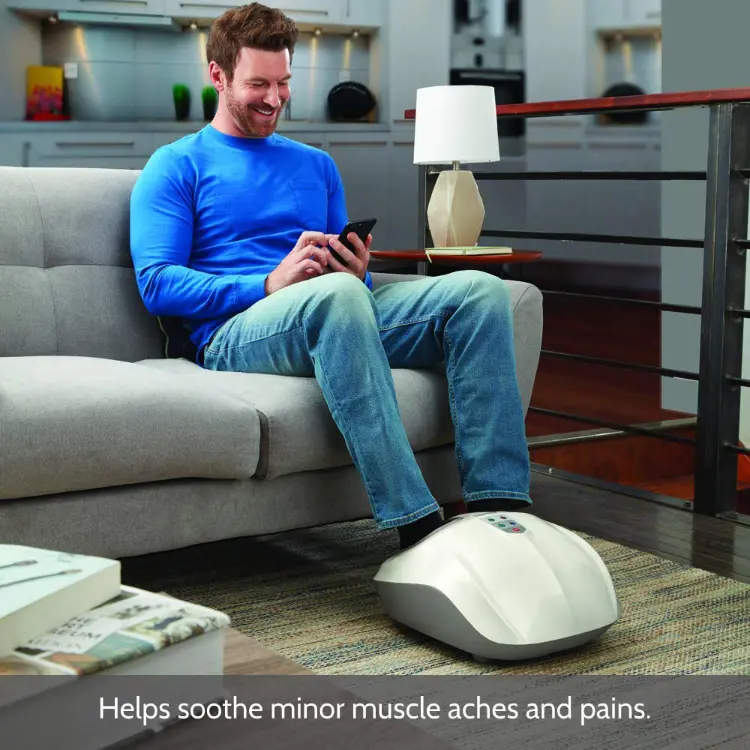 Máy massage chân khí nén, bi xoay kèm nhiệt FMS-351HJ Homedics