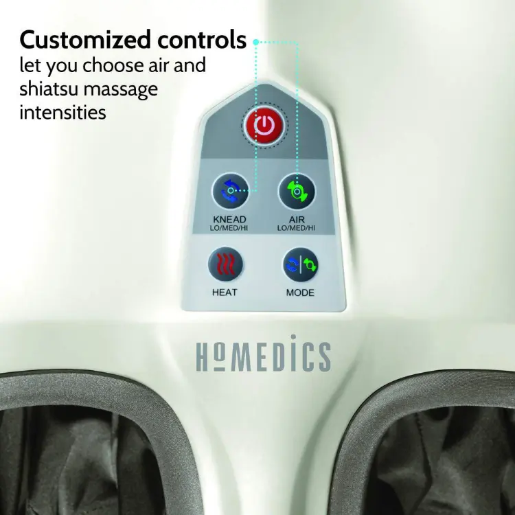 Máy massage chân khí nén, bi xoay kèm nhiệt FMS-351HJ Homedics