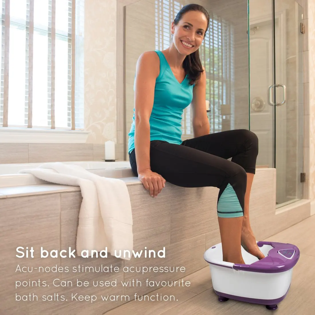 Chậu ngâm chân massage Homedics 2 trong 1