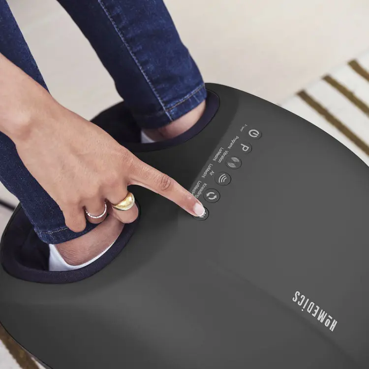 Máy massage chân khí nén 3 in 1 FMS-360HJ-BK kèm nhiệt