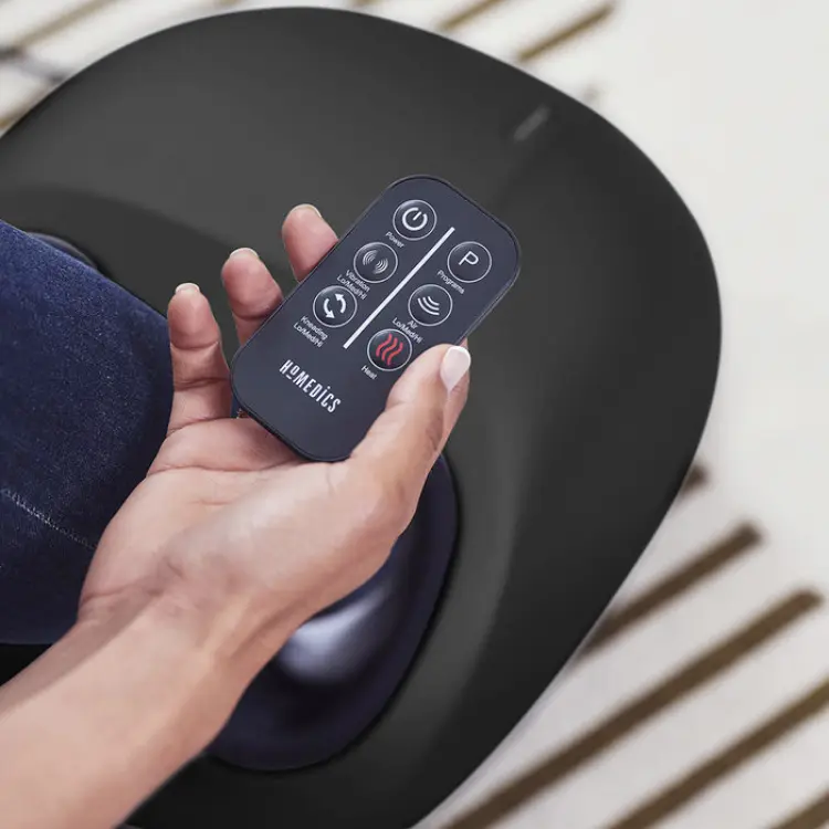 Máy massage chân khí nén 3 in 1 FMS-360HJ-BK kèm nhiệt