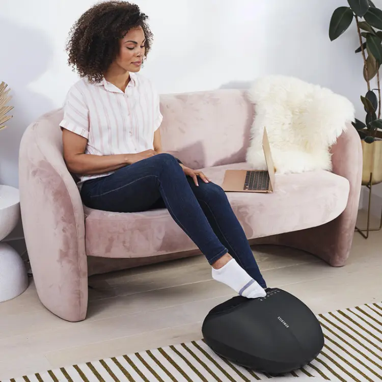 Máy massage chân khí nén 3 in 1 FMS-360HJ-BK kèm nhiệt