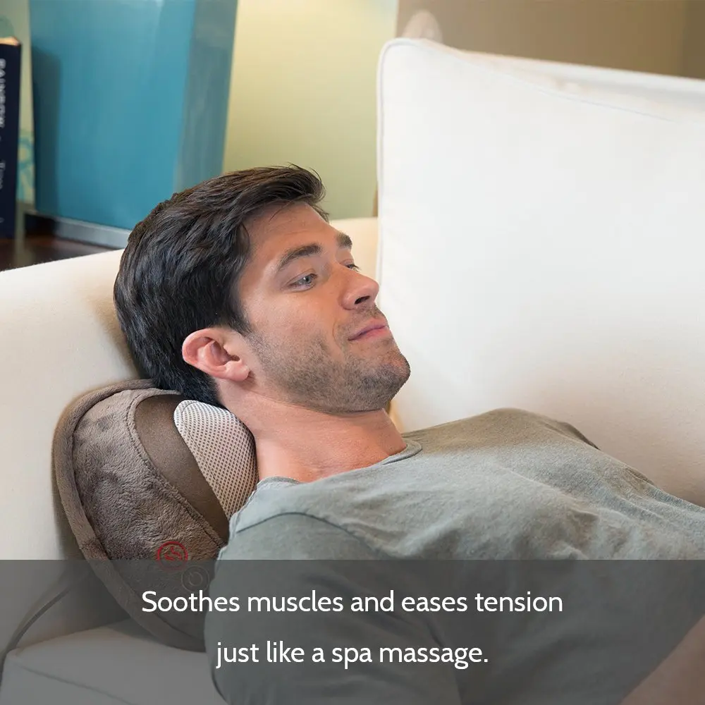 Máy massage cổ vai gáy dạng gối tại nhà hãng Homedics