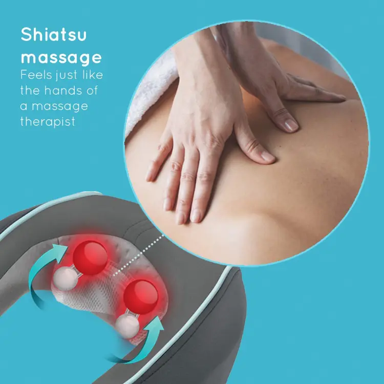Máy massage cổ vai gáy NMS-255-EU Shiatsu kèm nhiệt