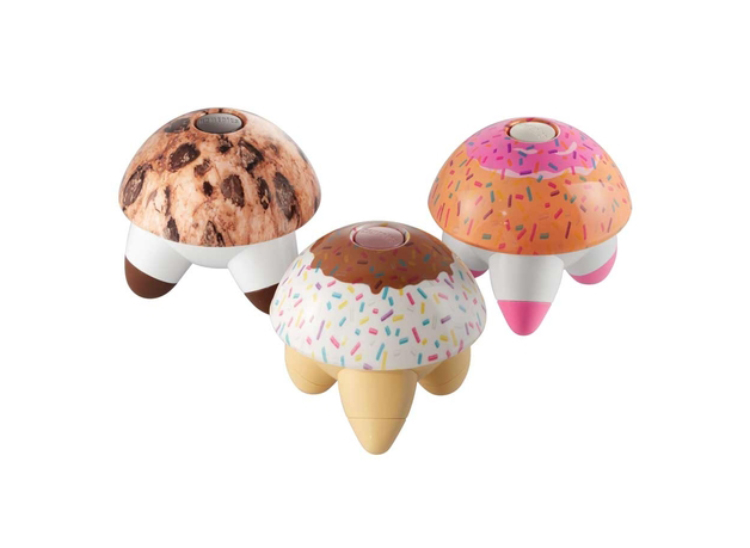 Máy massage mini cầm tay NOV-107CMT, 3 đầu massage rung