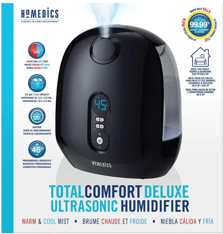 Máy tạo ẩm UHE-WM130-BK HoMedics