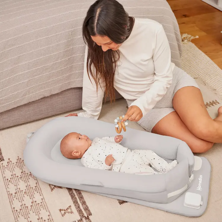 Nôi ru ngủ thông minh 3 trong 1 MYB-L100-GY Homedics