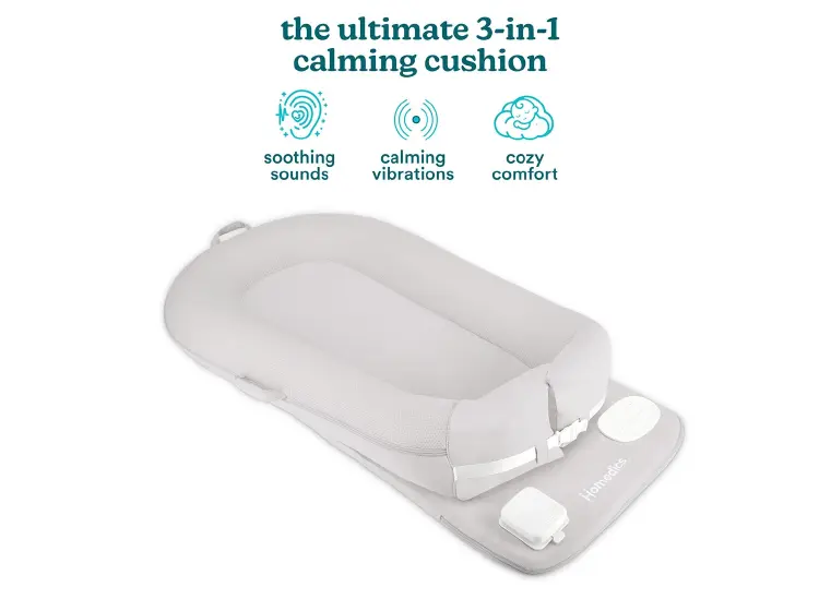 Nôi ru ngủ thông minh 3 trong 1 MYB-L100-GY Homedics