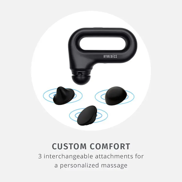 Súng massage cầm tay HHP-120 Homedics 3 đầu massage cơ