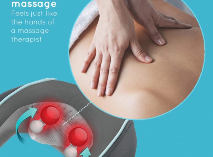 Máy massage cổ vai gáy NMS-255-EU Shiatsu kèm nhiệt